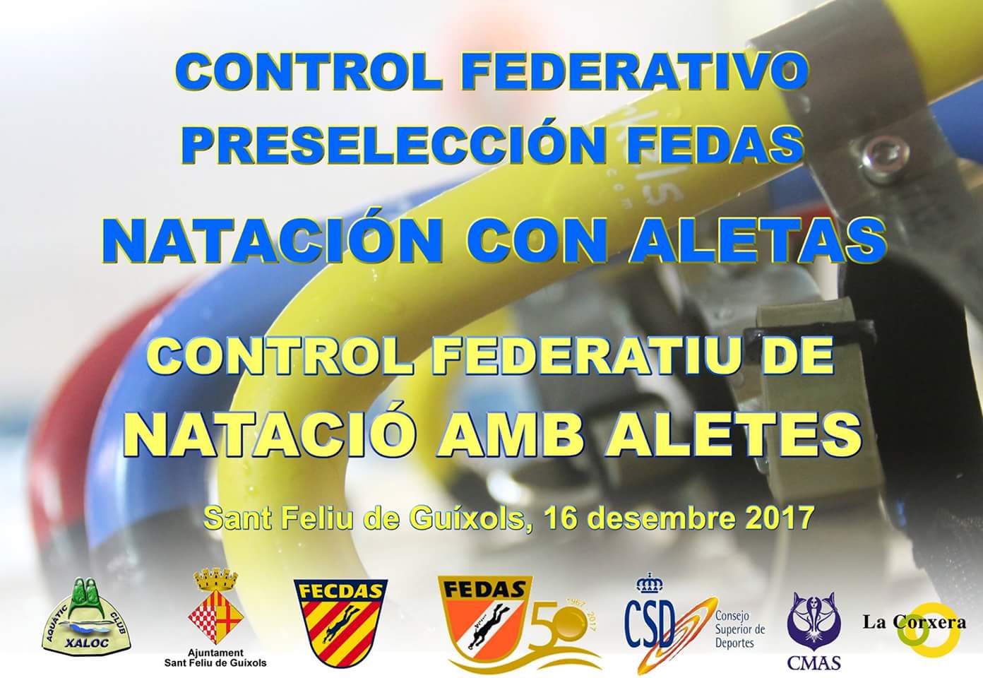Control Federativo Preselecci&oacute;n FEDAS (Nataci&oacute;n con Aletas)
